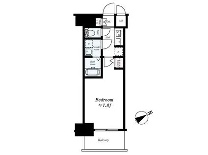 サムティ姫島FELICETO(1K/2階)の間取り写真