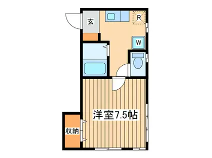 エスティーマンション(1K/3階)の間取り写真