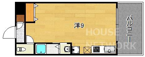 MINOA-RU ミノアール(1K/3階)の間取り写真