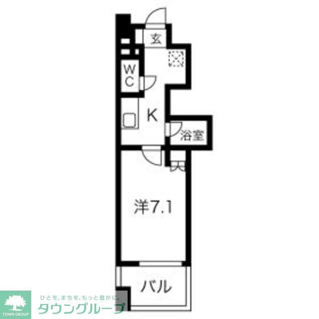 ラムセス大須(1K/8階)の間取り写真