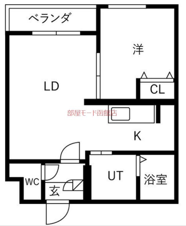 ソレミア(1LDK/1階)の間取り写真