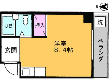 マ・メゾンNS(ワンルーム/3階)の間取り写真