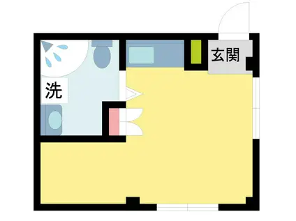 戸田ビル(1K/3階)の間取り写真