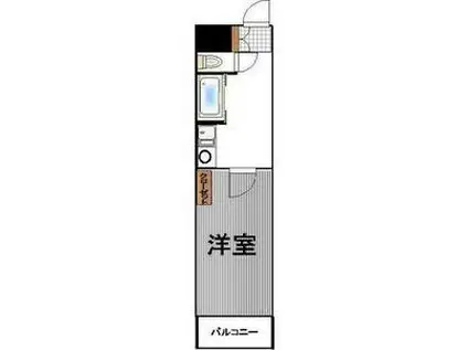 アイルーム東日野(1K/3階)の間取り写真