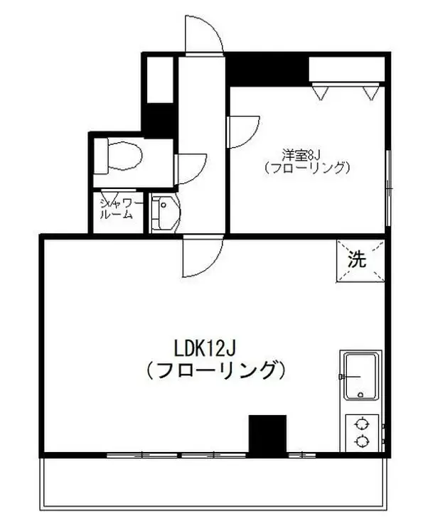 メゾン東麻布 2階階 間取り