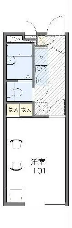 レオパレスコンフォート 1階階 間取り