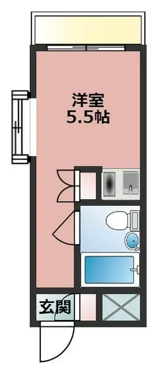 ペガサスマンション白山 3階階 間取り