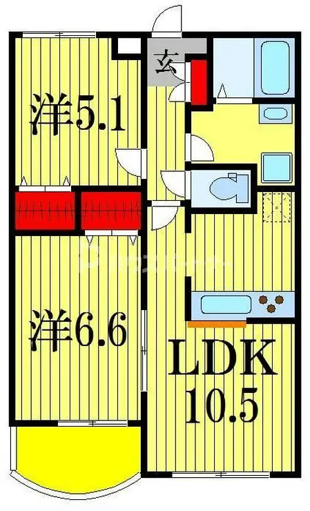 レグルス 2階階 間取り