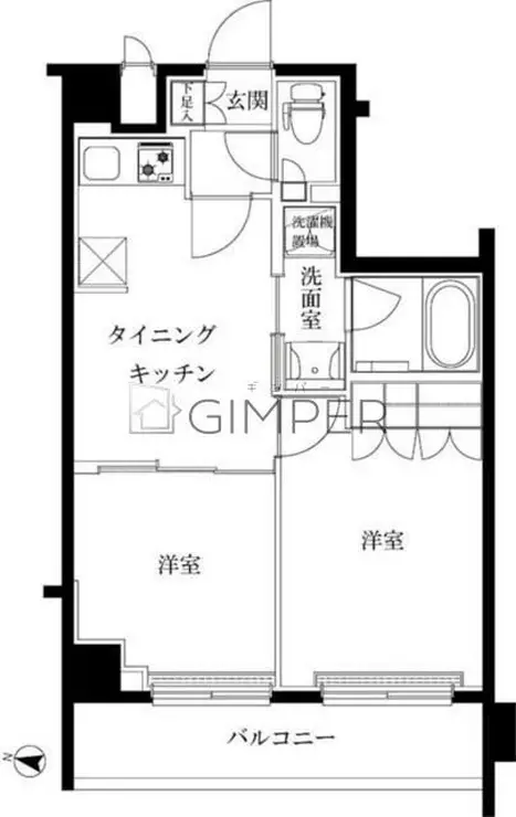 ルーブル志村坂上 3階階 間取り