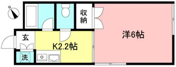 エーゼルハイム 2階階 間取り