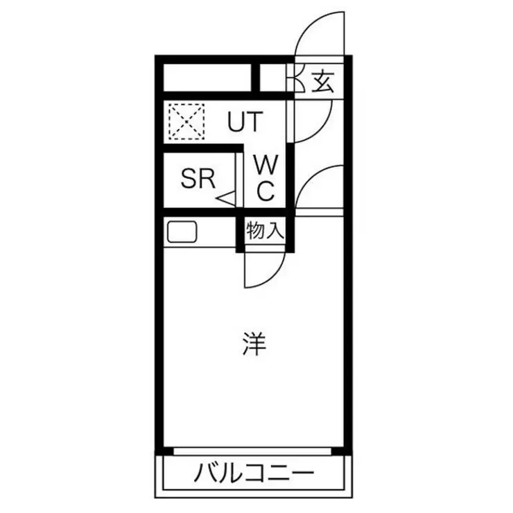 品川大井町スカイレジテル 2階階 間取り
