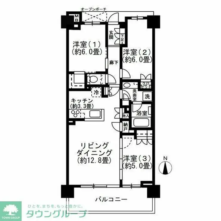 Brillia 湘南 辻堂海浜公園 4階階 間取り
