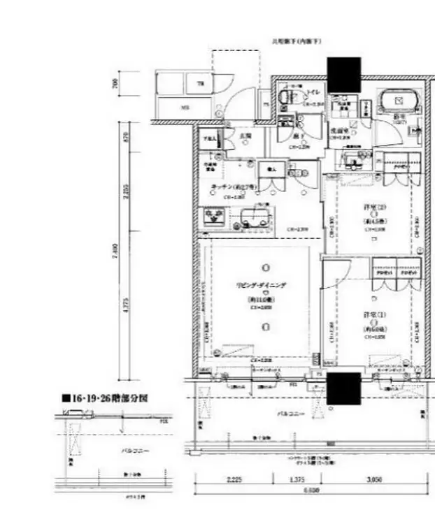 Brillia有明City Tower 8階階 間取り