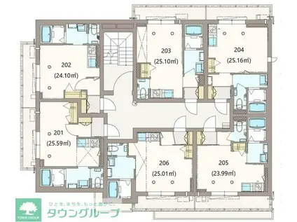 YS PRESIOUS IX(ワンルーム/3階)の間取り写真