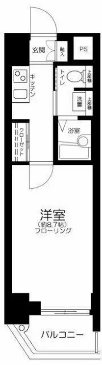 MUSICJOY根岸 6階階 間取り