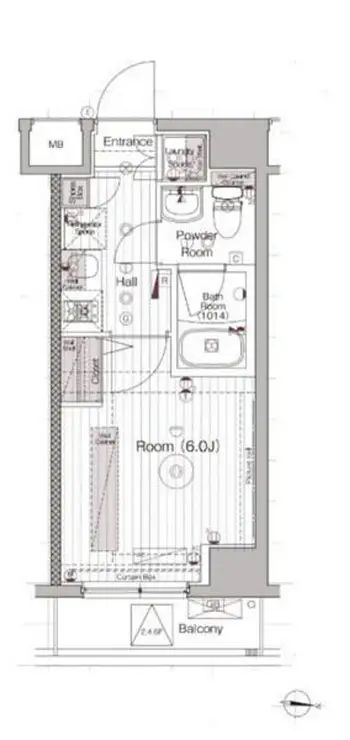 ブライズ蒲田WEST 4階階 間取り