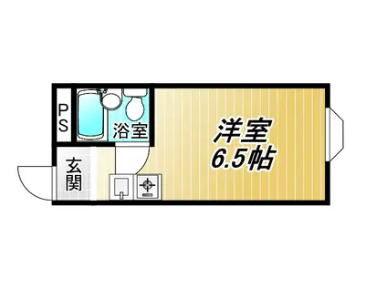 ネクストコーポレート1(ワンルーム/2階)の間取り写真