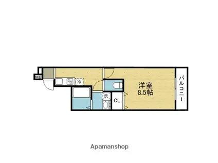 フジパレス弥刀駅北I番館(1K/1階)の間取り写真