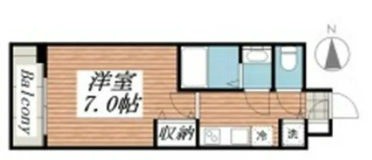 メゾン・ド・ヴィレ高円寺 6階階 間取り