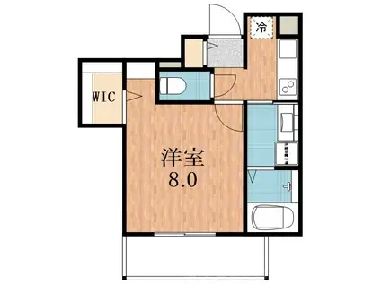 SERPIENTE(1K/1階)の間取り写真