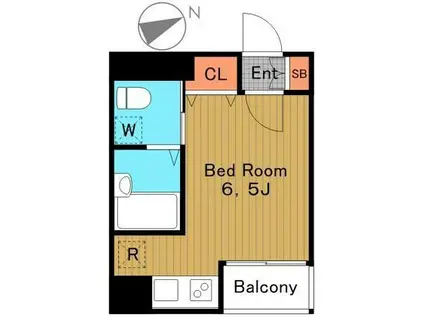 アランシア方南町(ワンルーム/7階)の間取り写真