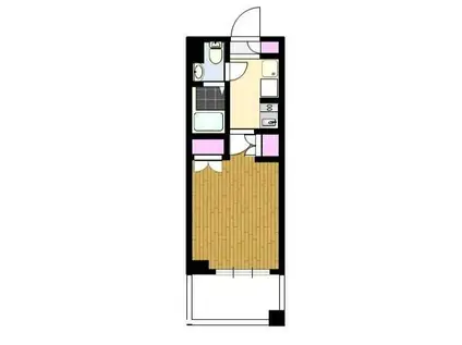 レジディア錦糸町(1K/9階)の間取り写真