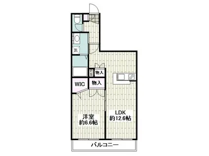 ノア ガーデン(1LDK/3階)の間取り写真