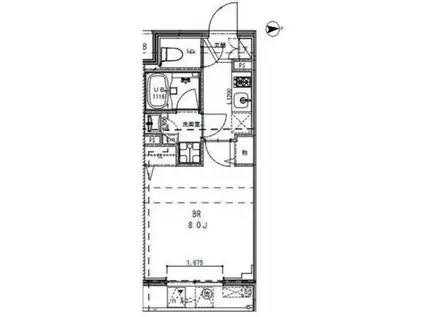 LA DOUCEUR秋葉原(1K/11階)の間取り写真