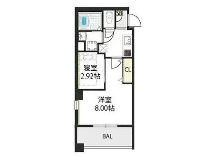 Vールネサンス大塚町(1LDK/3階)の間取り写真