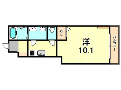 エンジェルハート(1K/1階)の間取り写真