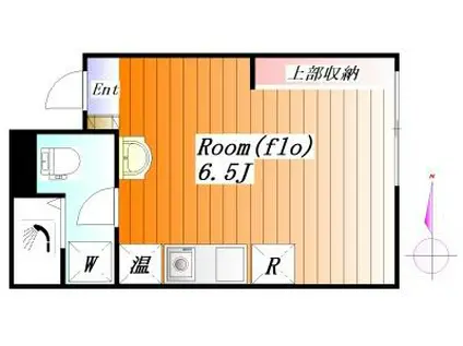 A・Wレジデンス千住旭町(ワンルーム/2階)の間取り写真