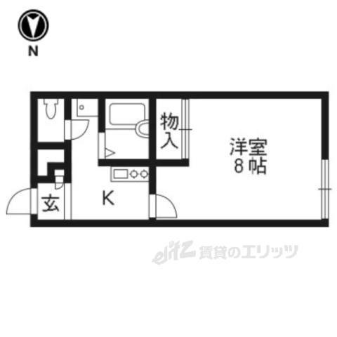 レオパレス久世大築(1K/2階)の間取り写真