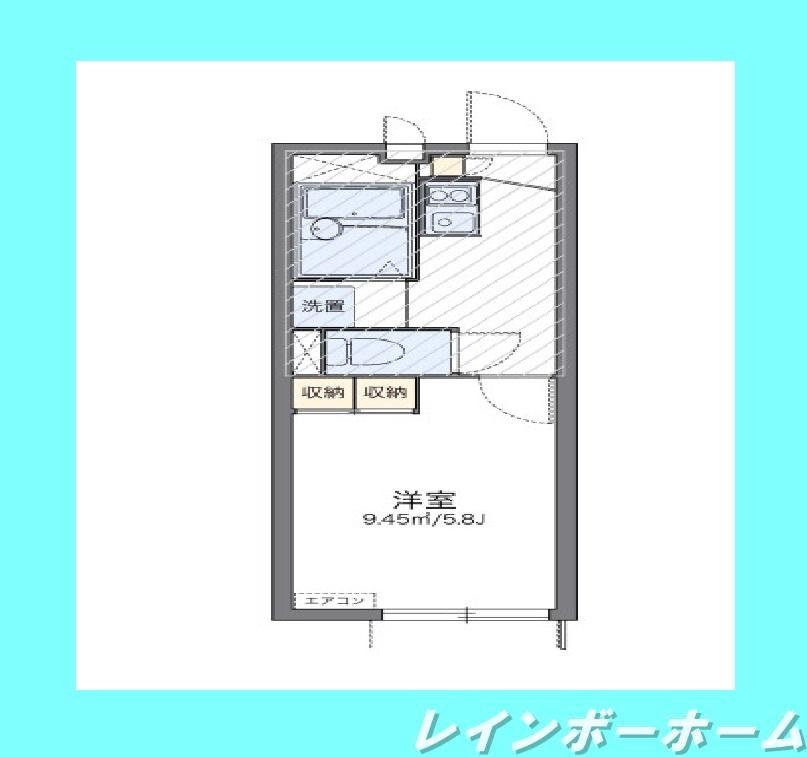 レオパレスノンノン(1K/1階)の間取り写真