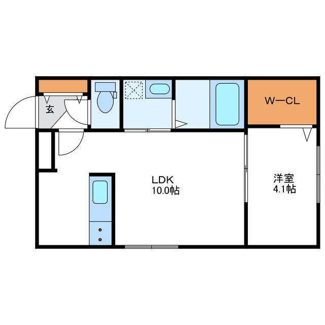 FERIO146 フェリオ146(1LDK/2階)の間取り写真