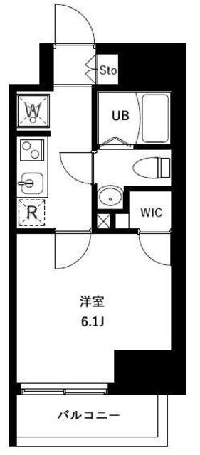 アーバンパークお花茶屋(1K/12階)の間取り写真