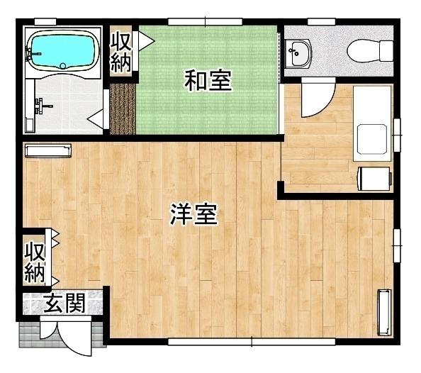 グランシードNS 店舗(1LDK/1階)の間取り写真