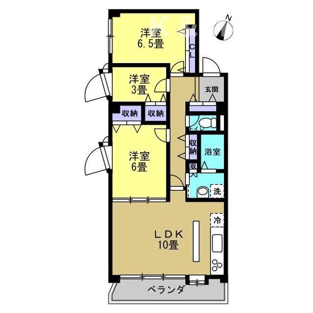 リアライズ柏II(3LDK/7階)の間取り写真