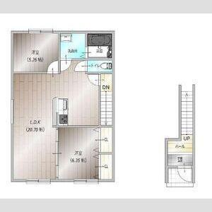 AFC RESIDENCE富士宮小泉(2LDK/2階)の間取り写真