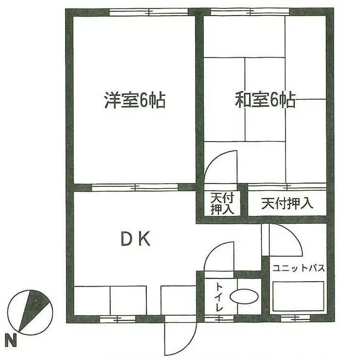 松平荘 1階階 間取り