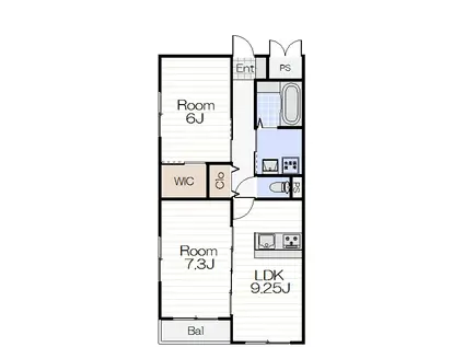 グランIII(2LDK/2階)の間取り写真