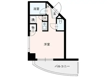 ピアーレ寺塚(ワンルーム/5階)の間取り写真