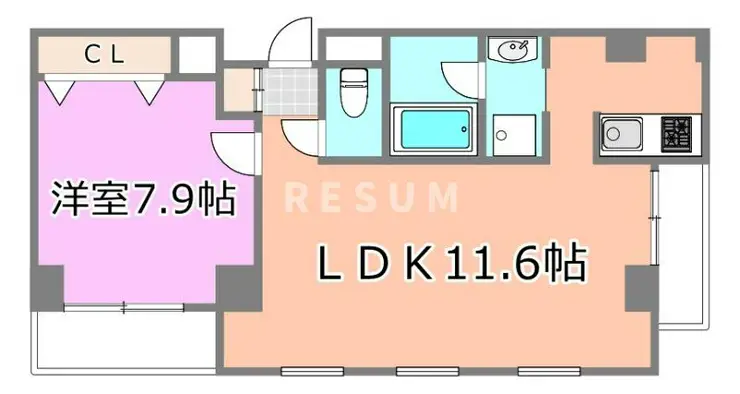 T・FORT吾妻台 5階階 間取り