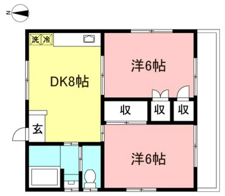 パルテール新百合丘 2階階 間取り