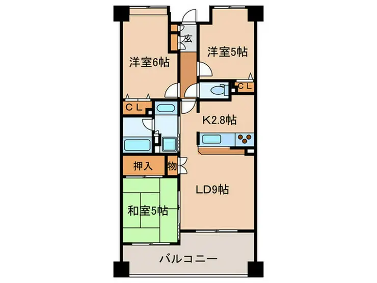 サクセス西高島平 4階階 間取り