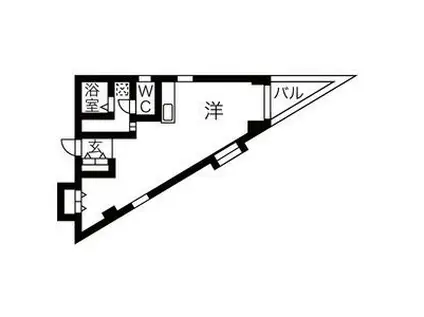 MAISON MIRABELLE(ワンルーム/1階)の間取り写真