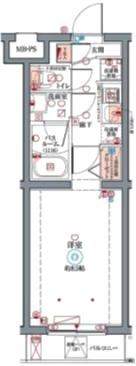 CREVISTA柴又(1K/2階)の間取り写真
