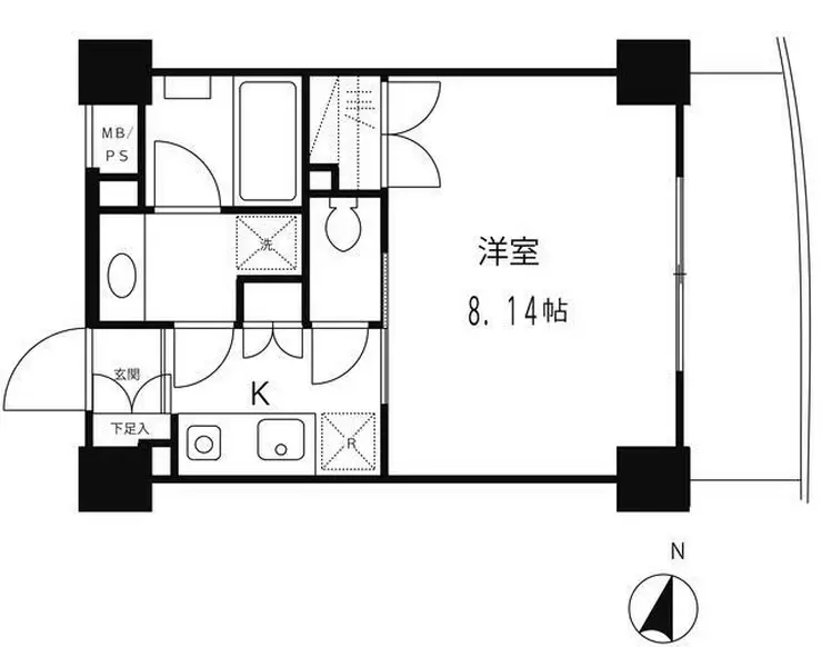 エスシード千歳台 5階階 間取り