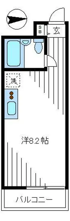 コスモスリバーサイド 2階階 間取り