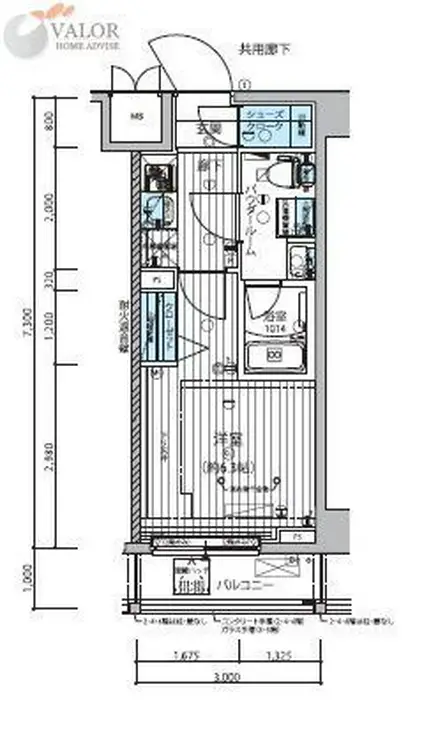 メインステージ武蔵小杉 4階階 間取り