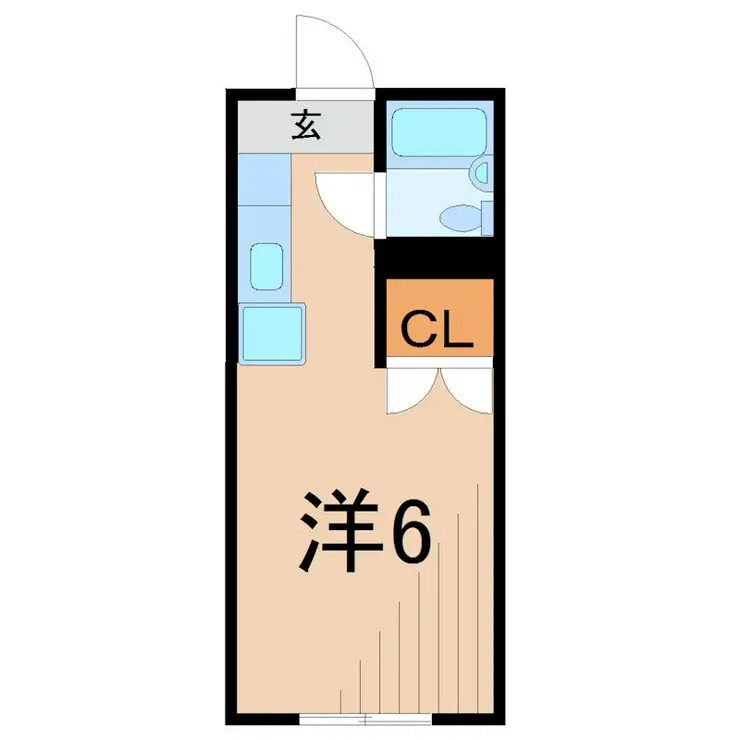 セントラルコーポN館 1階階 間取り